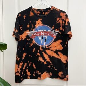 Van Halen Bleached Band Tee L